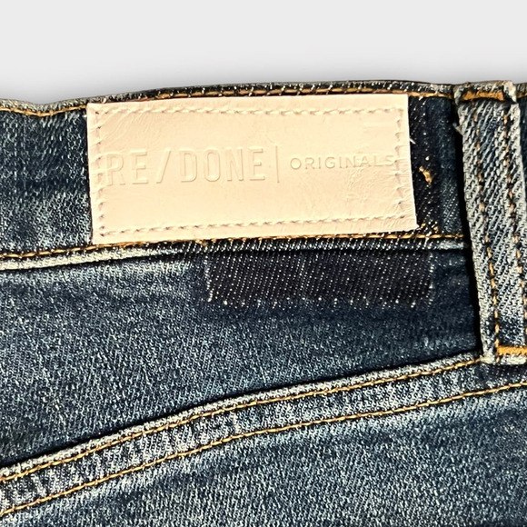 RE/DONE ULTRA HIGH RISE ANKLE SKINNY JEANS Size 27 - Picture 6 of 9